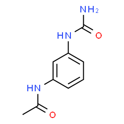 ChemSpider 2D Image | N-[3-(Carbamoylamino)phenyl]acetamide | C9H11N3O2