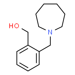 ChemSpider 2D Image | [2-(1-Azepanylmethyl)phenyl]methanol | C14H21NO