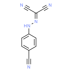 ChemSpider 2D Image | [(4-Cyanophenyl)hydrazono]malononitrile | C10H5N5