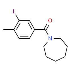 ChemSpider 2D Image | 1-Azepanyl(3-iodo-4-methylphenyl)methanone | C14H18INO