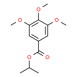 ChemSpider 2D Image | Isopropyl 3,4,5-trimethoxybenzoate | C13H18O5