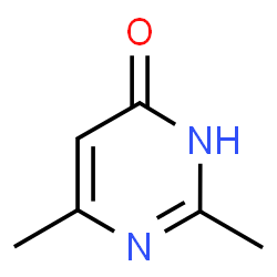 ChemSpider 2D Image | 2,6-Dimethyl-4(1H)-pyrimidinone | C6H8N2O