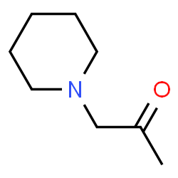 ChemSpider 2D Image | 1-Piperidin-1-ylacetone | C8H15NO