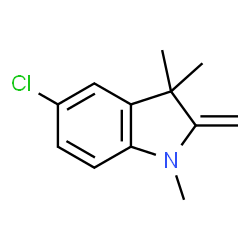 ChemSpider 2D Image | 5-Chloro-1,3,3-trimethyl-2-methyleneindoline | C12H14ClN