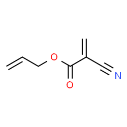ChemSpider 2D Image | Allyl 2-cyanoacrylate | C7H7NO2