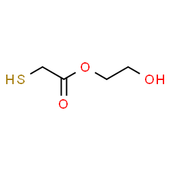 ChemSpider 2D Image | 2-hydroxyethyl mercaptoacetate | C4H8O3S