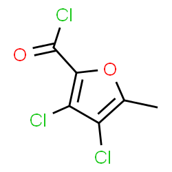 ChemSpider 2D Image | 3,4-Dichloro-5-methyl-2-furoyl chloride | C6H3Cl3O2