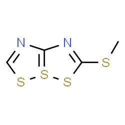 ChemSpider 2D Image | 2-(Methylsulfanyl)-4lambda~4~-[1,2,4]dithiazolo[1,5-b][1,2,4]dithiazole | C4H4N2S4