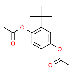 ChemSpider 2D Image | TERT-BUTYLHYDROQUINONE DIACETATE | C14H18O4
