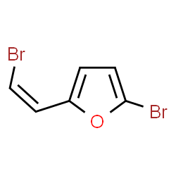 ChemSpider 2D Image | 2-Bromo-5-[(Z)-2-bromovinyl]furan | C6H4Br2O