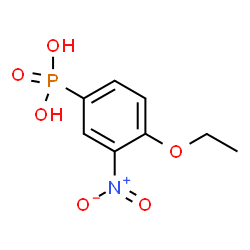 ChemSpider 2D Image | (4-Ethoxy-3-nitrophenyl)phosphonic acid | C8H10NO6P