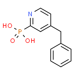 ChemSpider 2D Image | (4-Benzyl-2-pyridinyl)phosphonic acid | C12H12NO3P