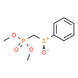 ChemSpider 2D Image | [(Dimethoxyphosphoryl)methyl](phenyl)sulfoniumolate | C9H13O4PS