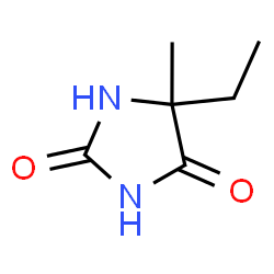 ChemSpider 2D Image | 5-Ethyl-5-methylhydantoin | C6H10N2O2