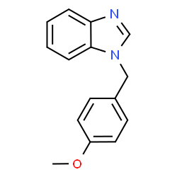 ChemSpider 2D Image | 1-(4-Methoxybenzyl)-1H-benzimidazole | C15H14N2O
