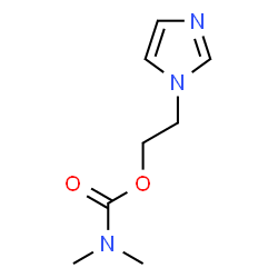 ChemSpider 2D Image | 2-(1H-Imidazol-1-yl)ethyl dimethylcarbamate | C8H13N3O2