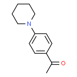 ChemSpider 2D Image | 4'-PIPERIDINOACETOPHENONE | C13H17NO