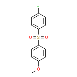 ChemSpider 2D Image | 1-Chloro-4-[(4-methoxyphenyl)sulfonyl]benzene | C13H11ClO3S