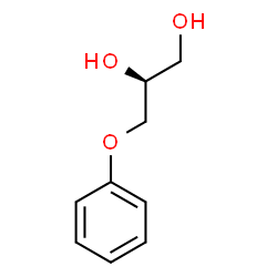 ChemSpider 2D Image | (2S)-3-Phenoxy-1,2-propanediol | C9H12O3