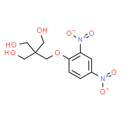 ChemSpider 2D Image | 2-[(2,4-Dinitrophenoxy)methyl]-2-(hydroxymethyl)-1,3-propanediol | C11H14N2O8