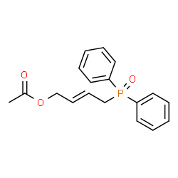 ChemSpider 2D Image | (2E)-4-(Diphenylphosphoryl)-2-buten-1-yl acetate | C18H19O3P