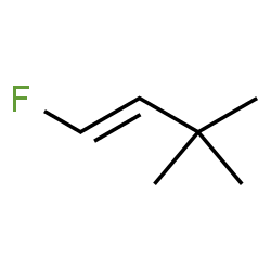 ChemSpider 2D Image | (1E)-1-Fluoro-3,3-dimethyl-1-butene | C6H11F