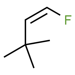 ChemSpider 2D Image | (1Z)-1-Fluoro-3,3-dimethyl-1-butene | C6H11F