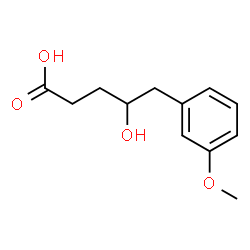 ChemSpider 2D Image | 4-Hydroxy-5-(3-methoxyphenyl)pentanoic acid | C12H16O4