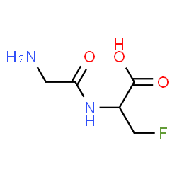 ChemSpider 2D Image | Glycyl-3-fluoroalanine | C5H9FN2O3