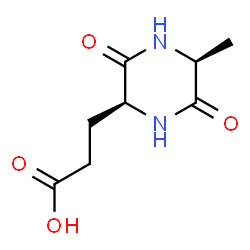 ChemSpider 2D Image | Cyclo-L-Ala-L-Glu(OH) | C8H12N2O4