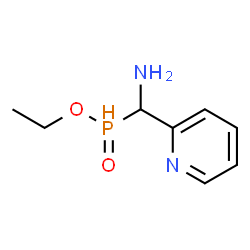 ChemSpider 2D Image | Ethyl [amino(2-pyridinyl)methyl]phosphinate | C8H13N2O2P