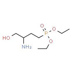 ChemSpider 2D Image | Diethyl (3-amino-4-hydroxybutyl)phosphonate | C8H20NO4P