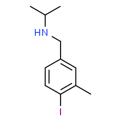 ChemSpider 2D Image | N-(4-Iodo-3-methylbenzyl)-2-propanamine | C11H16IN