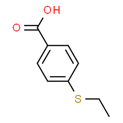 ChemSpider 2D Image | 4-(Ethylthio)Benzoic Acid | C9H10O2S