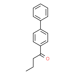 ChemSpider 2D Image | 4-Butyrylbiphenyl | C16H16O