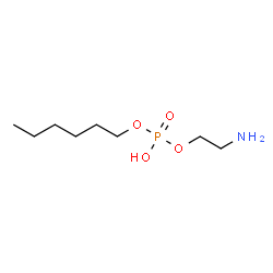 ChemSpider 2D Image | 2-Aminoethyl hexyl hydrogen phosphate | C8H20NO4P