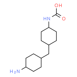 ChemSpider 2D Image | {4-[(4-Aminocyclohexyl)methyl]cyclohexyl}carbamic acid | C14H26N2O2