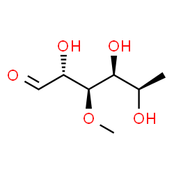 ChemSpider 2D Image | 6-Deoxy-3-O-methyl-D-gulose | C7H14O5
