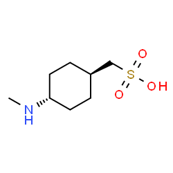 ChemSpider 2D Image | [trans-4-(Methylamino)cyclohexyl]methanesulfonic acid | C8H17NO3S