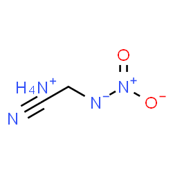 ChemSpider 2D Image | Ammonium (cyanomethyl)(nitro)azanide | C2H6N4O2