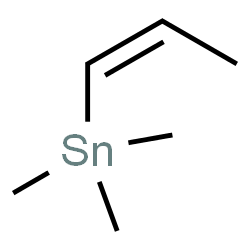 ChemSpider 2D Image | Trimethyl[(1Z)-1-propen-1-yl]stannane | C6H14Sn