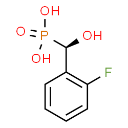ChemSpider 2D Image | [(R)-(2-Fluorophenyl)(hydroxy)methyl]phosphonic acid | C7H8FO4P