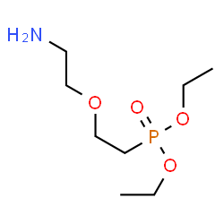 ChemSpider 2D Image | Diethyl [2-(2-aminoethoxy)ethyl]phosphonate | C8H20NO4P