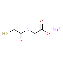 ChemSpider 2D Image | TIOPRONIN SODIUM | C5H8NNaO3S