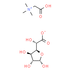 ChemSpider 2D Image | Carboxy-N,N,N-trimethylmethanaminium alpha-D-glucofuranuronate | C11H21NO9
