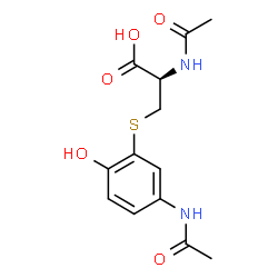 ChemSpider 2D Image | Acetaminophen mercapturate | C13H16N2O5S