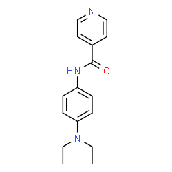 ChemSpider 2D Image | N-[4-(Diethylamino)phenyl]isonicotinamide | C16H19N3O