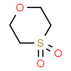 ChemSpider 2D Image | 1,4-Thioxane-1,1-dioxide | C4H8O3S