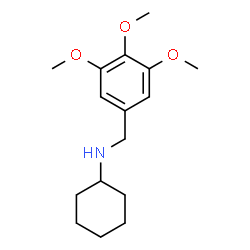 ChemSpider 2D Image | N-(3,4,5-Trimethoxybenzyl)cyclohexanamine | C16H25NO3