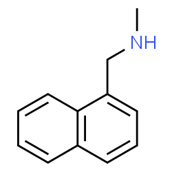 ChemSpider 2D Image | N-methyl(1-naphthyl)methanamine | C12H13N
